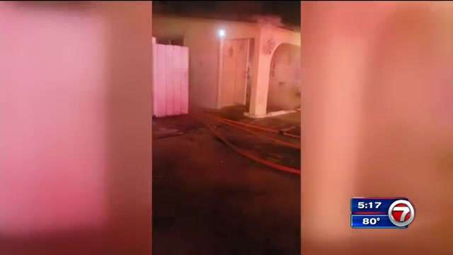1 injured after SW Miami-Dade house catches fire - WSVN 7News | Miami ...