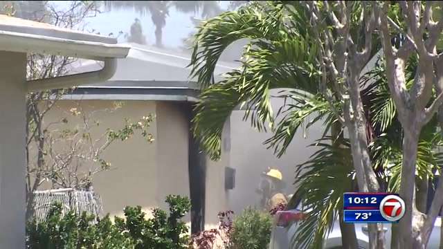 3 displaced after Fort Lauderdale house fire; no injuries - WSVN 7News ...