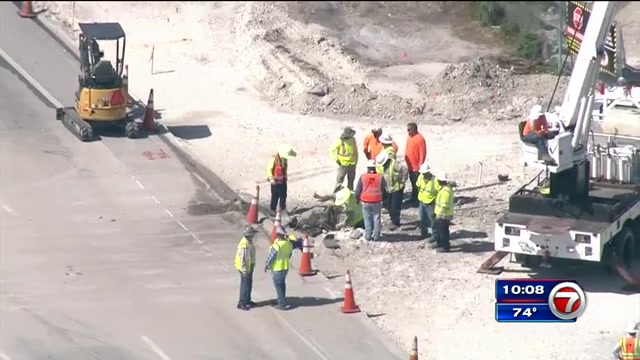 Hazmat crews fix gas leak in Hollywood WSVN 7News