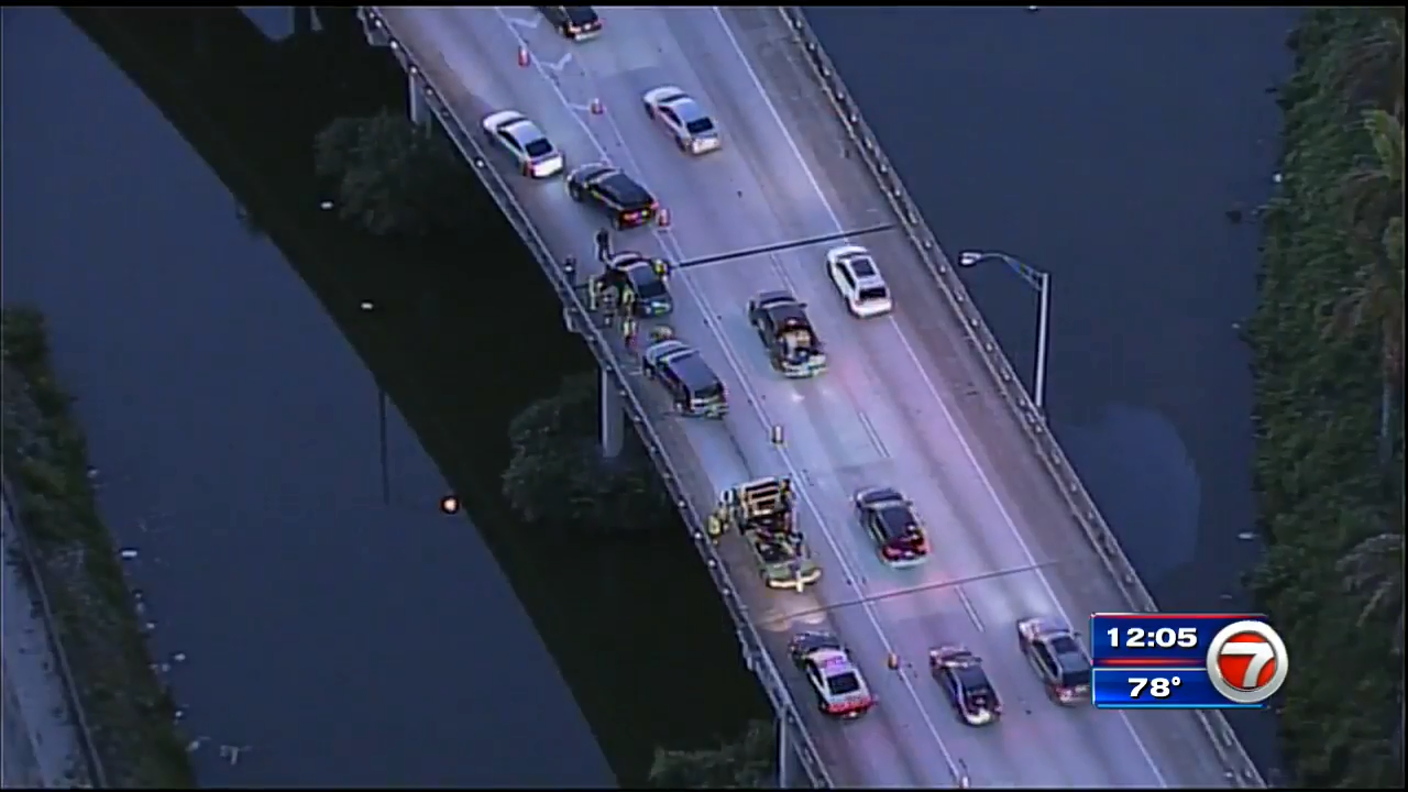 FHP investigates multi-vehicle crash involving officer in NW Miami-Dade ...