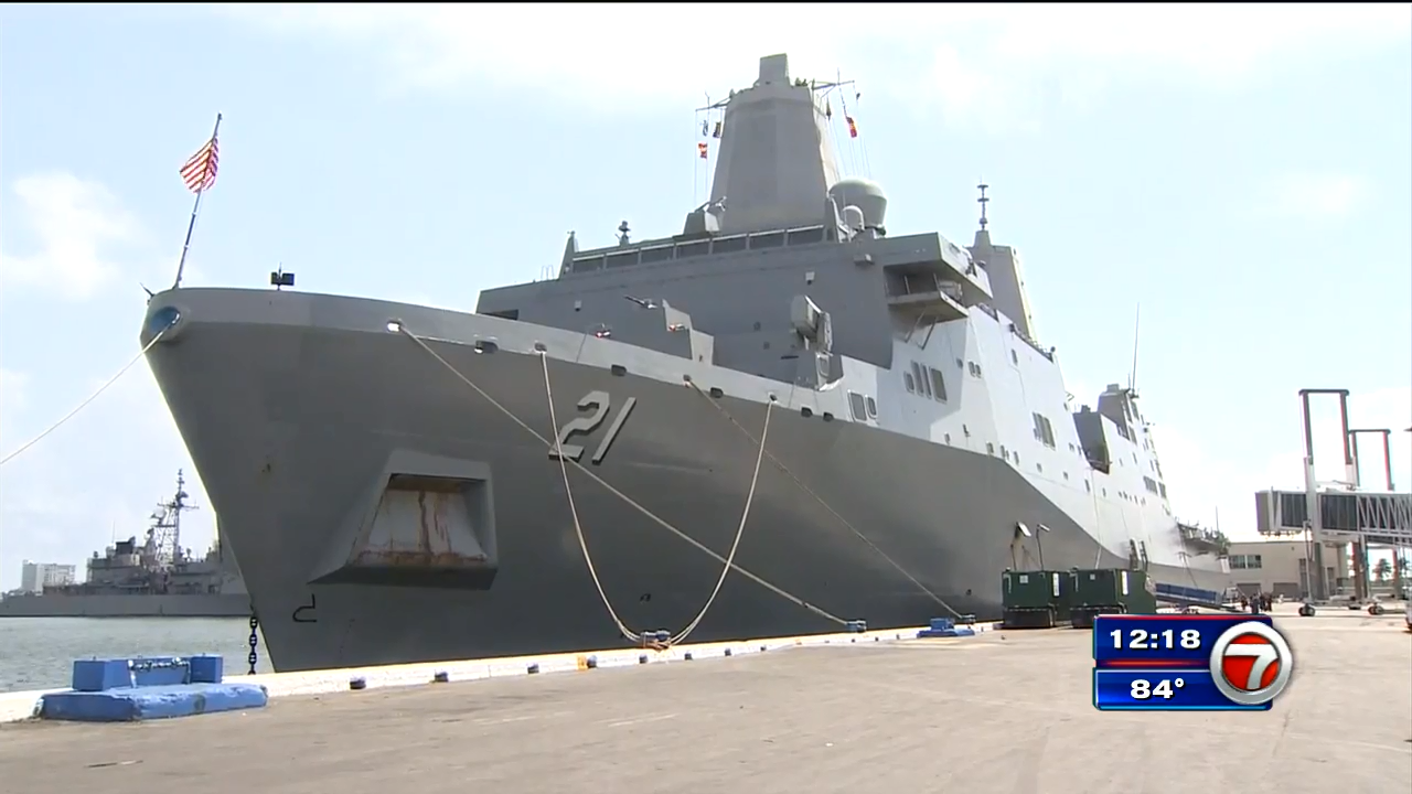 2,000 sailors head to Port Everglades as Fleet Week begins WSVN 7News