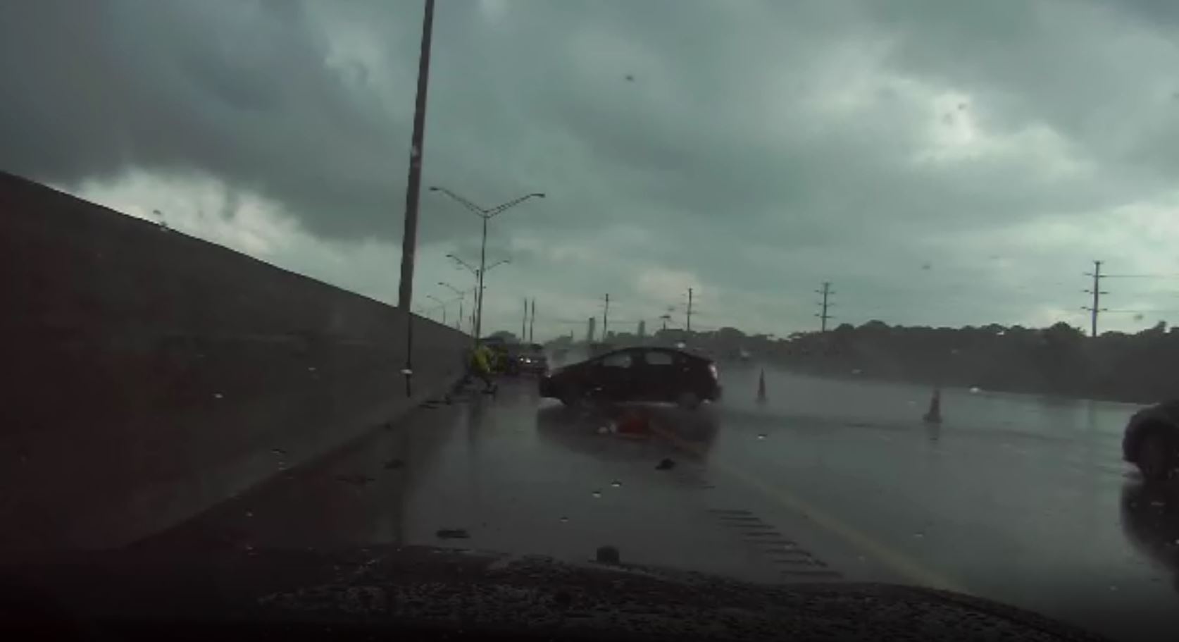 Dashcam captures moment car hits FHP trooper in Boynton Beach WSVN 7News Miami News, Weather