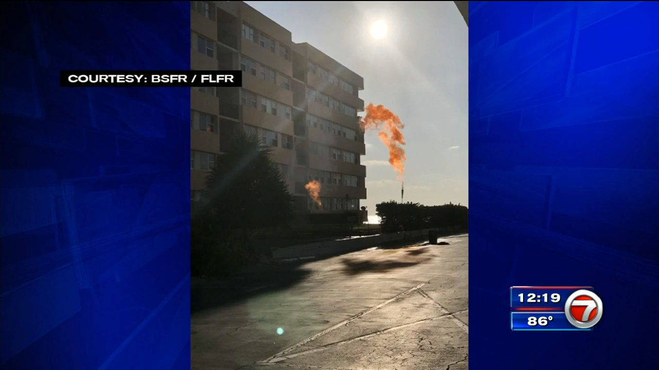 Firefighters respond to gas leak in Hillsboro Beach WSVN 7News