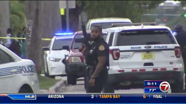 Search underway for gunman in fatal Miami shooting - WSVN 7News | Miami ...