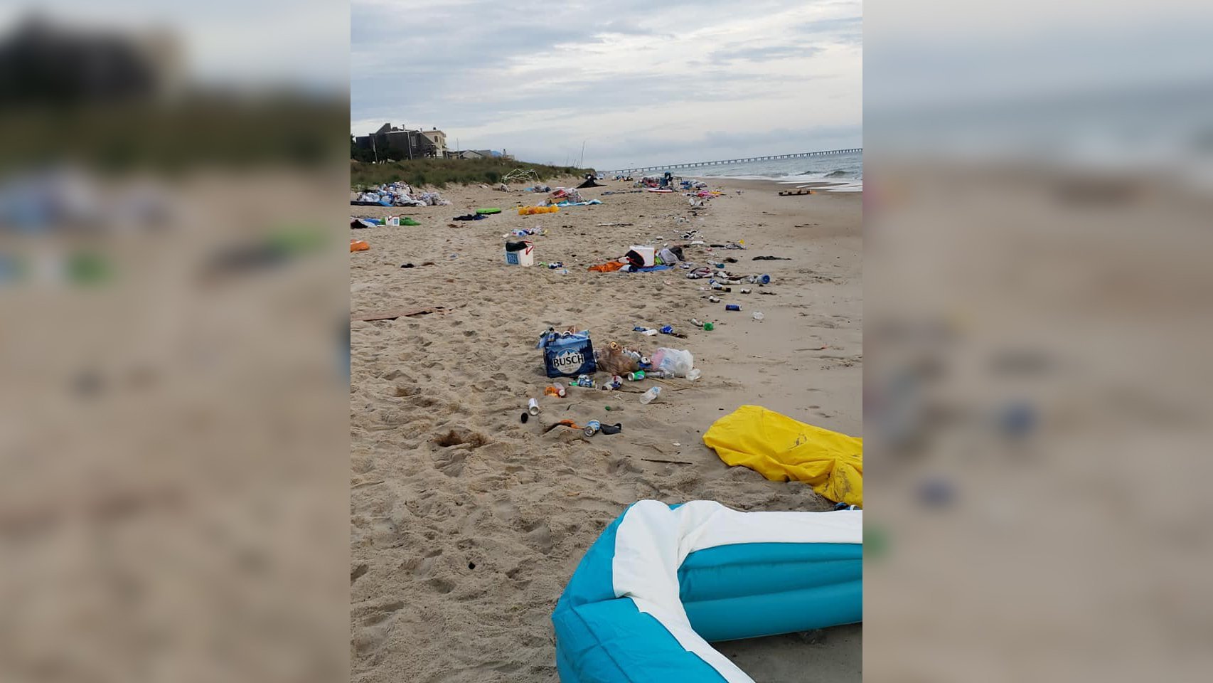20,000 pounds of trash left on Virginia Beach after Memorial Day
