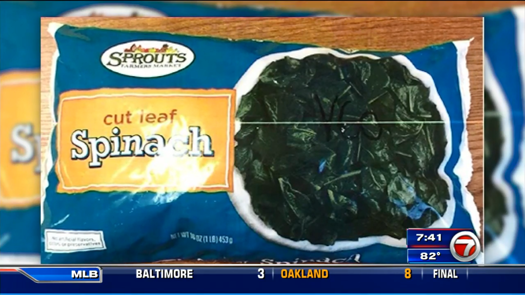 Frozen spinach recalled for possible listeria contamination WSVN