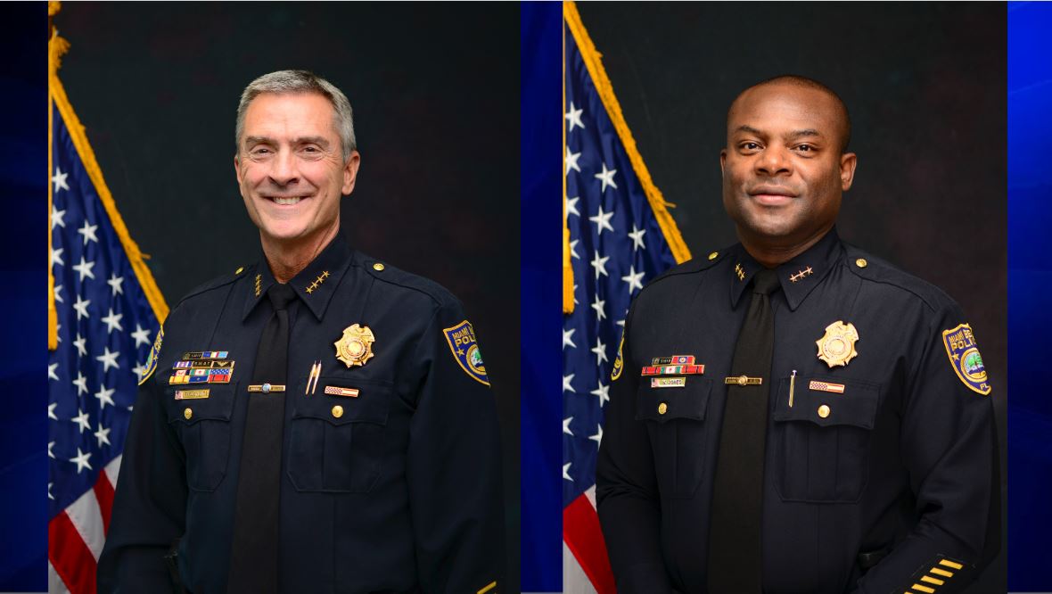 Miami Beach Pd Swears In New Chief Deputy Chief Wsvn 7news Miami News Weather Sports Fort Lauderdale
