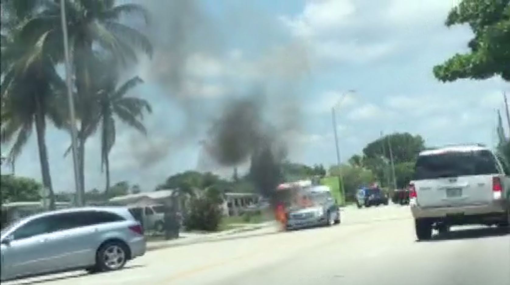 Firefighters respond to car fire in Miami Gardens - WSVN 7News | Miami ...