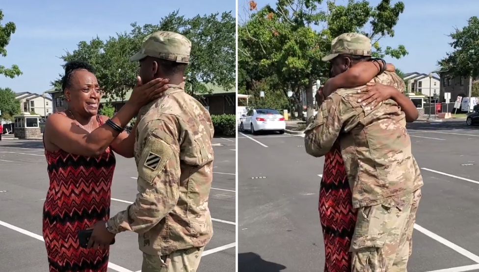Soldier Surprises Mom After 7 Month Deployment Wsvn 7news Miami
