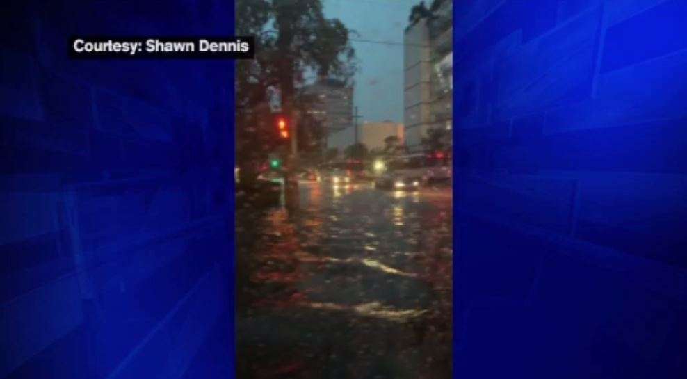 Heavy rains cause flooding in South Florida - WSVN 7News | Miami News ...