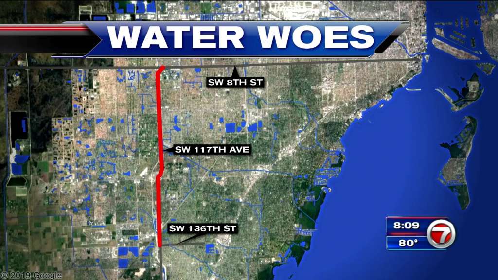 Officials installing 60inch water main in SW MiamiDade, urge