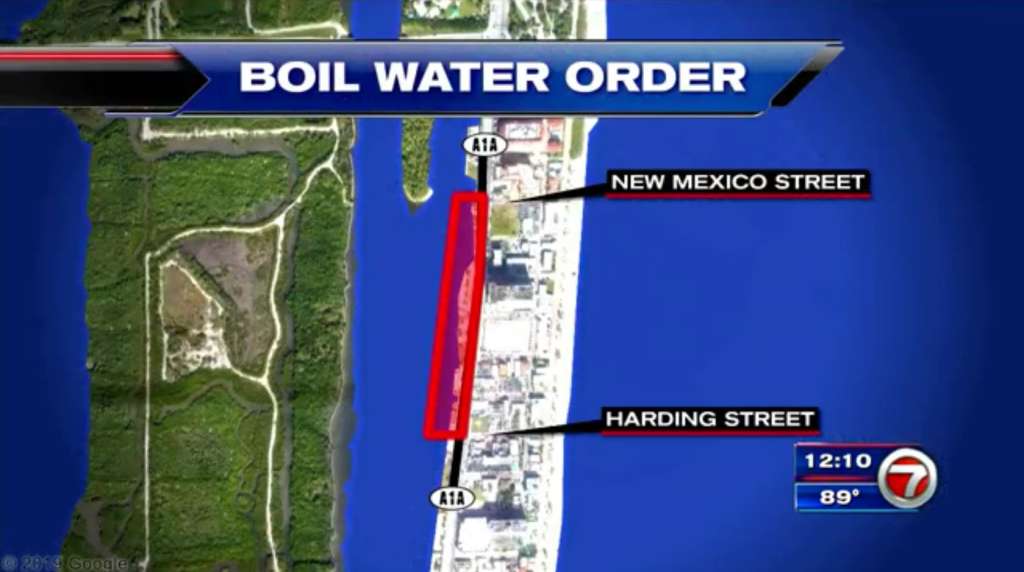 Boil water notice issued for Hollywood neighborhood after sinkhole