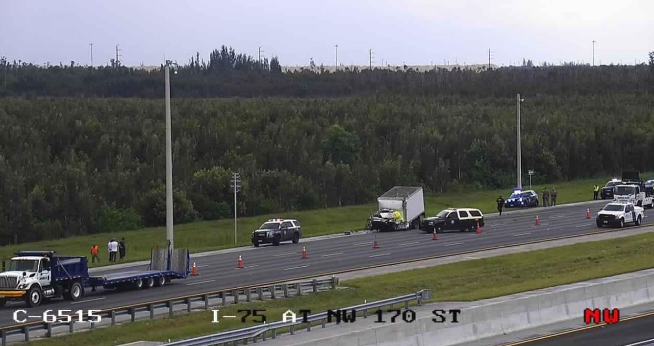 3 I-75 SB lanes shut down near Miami Gardens Drive due to fatal crash ...