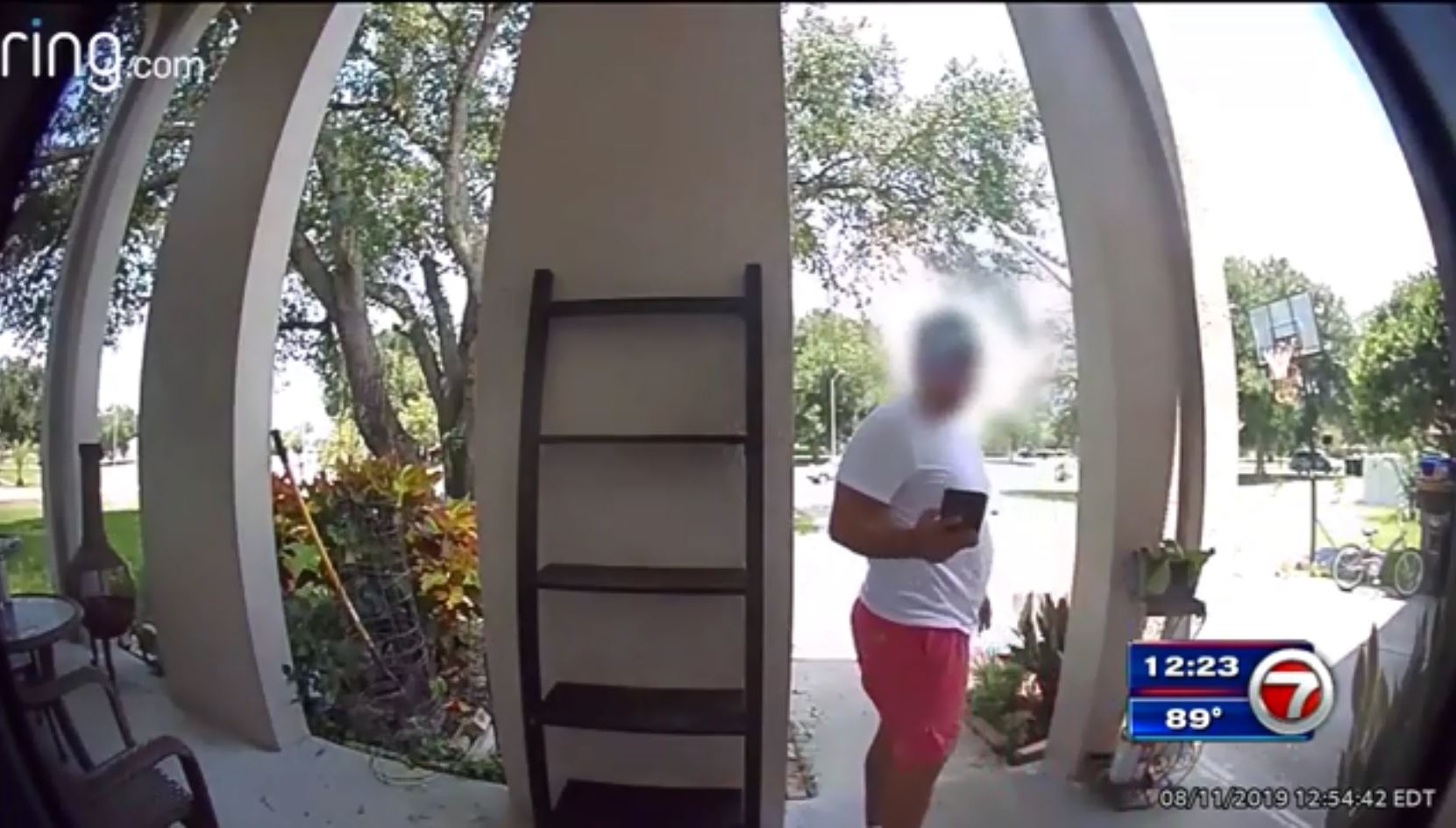 Video catches Amazon driver making delivery, taking bike WSVN 7News