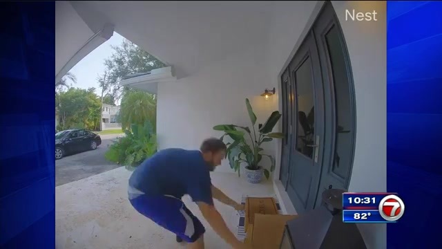 Video Shows Man Swiping Packages From South Miami Home Wsvn 7news