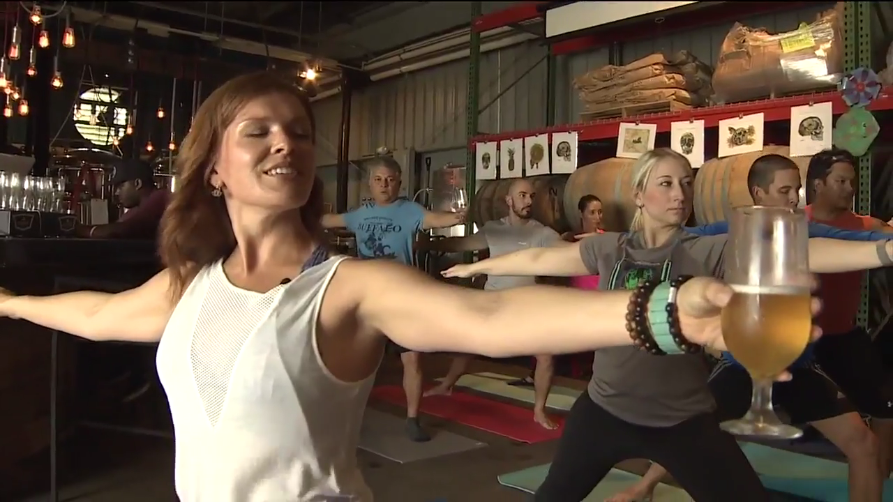 Lauder Ale Brewery is bringing the buzz to yoga enthusiasts WSVN