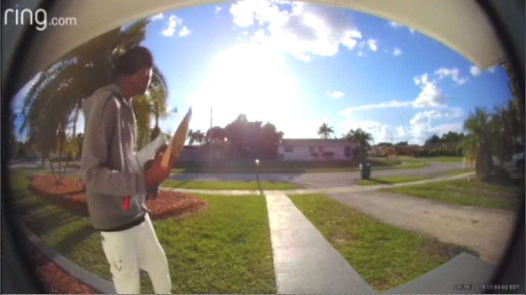Porch pirate caught on camera stealing package from SW Miami-Dade home ...