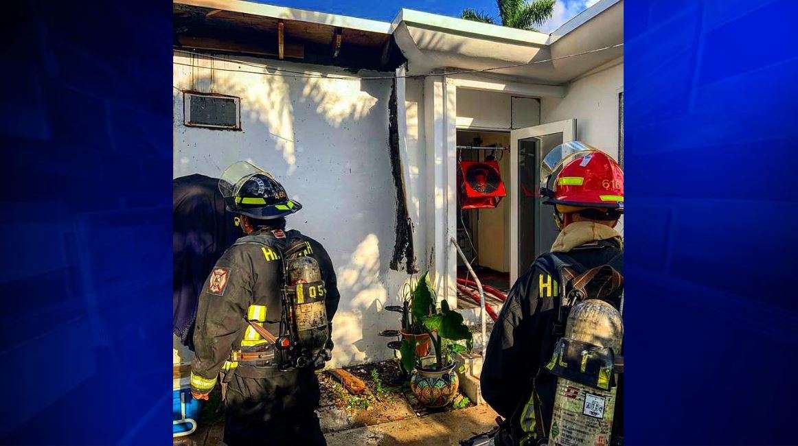 2 displaced, treated on scene after fire inside Hialeah home - WSVN ...