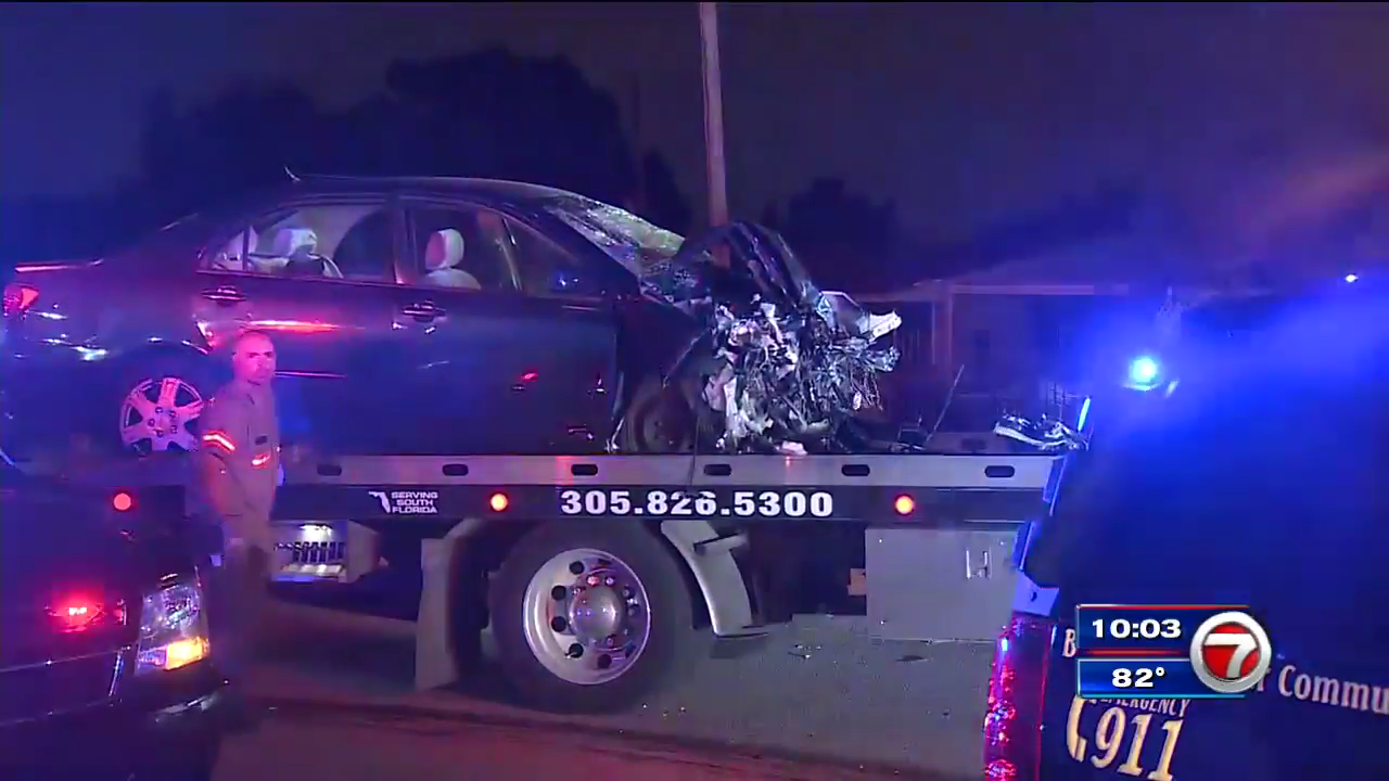 Driver grateful to be alive after crash in Miami Gardens - WSVN 7News ...