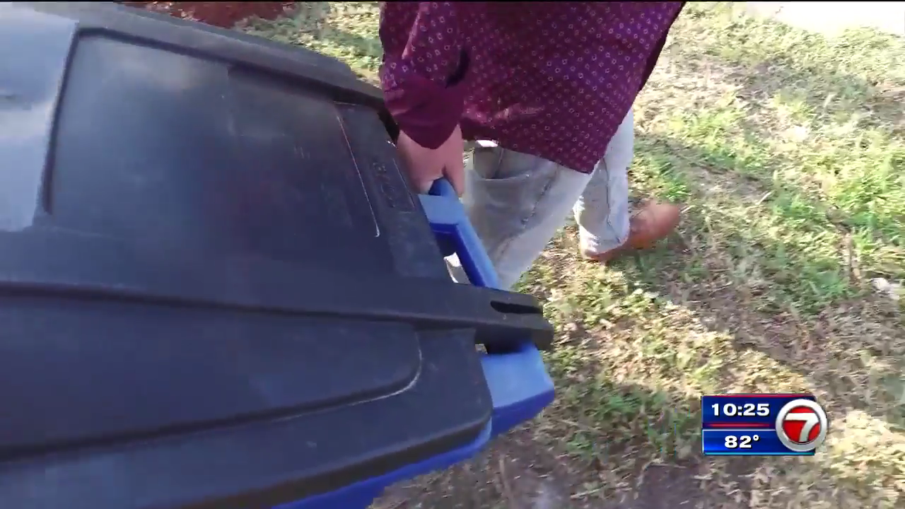 Fined for putting garbage bins in wrong place WSVN 7News Miami News