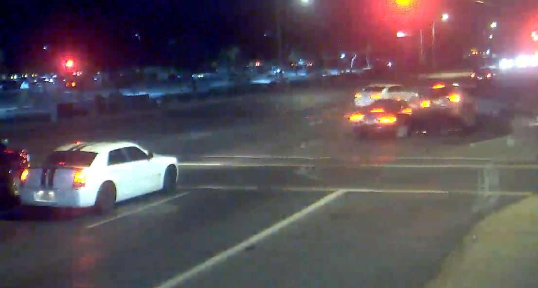 Car crashes into suspected DUI driver before he almost hit couple ...