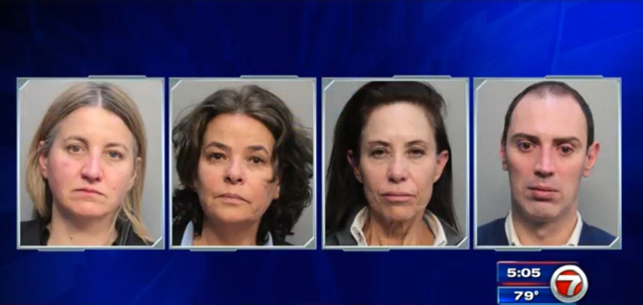 Police Four flight attendants were arrested at MIA after bringing in