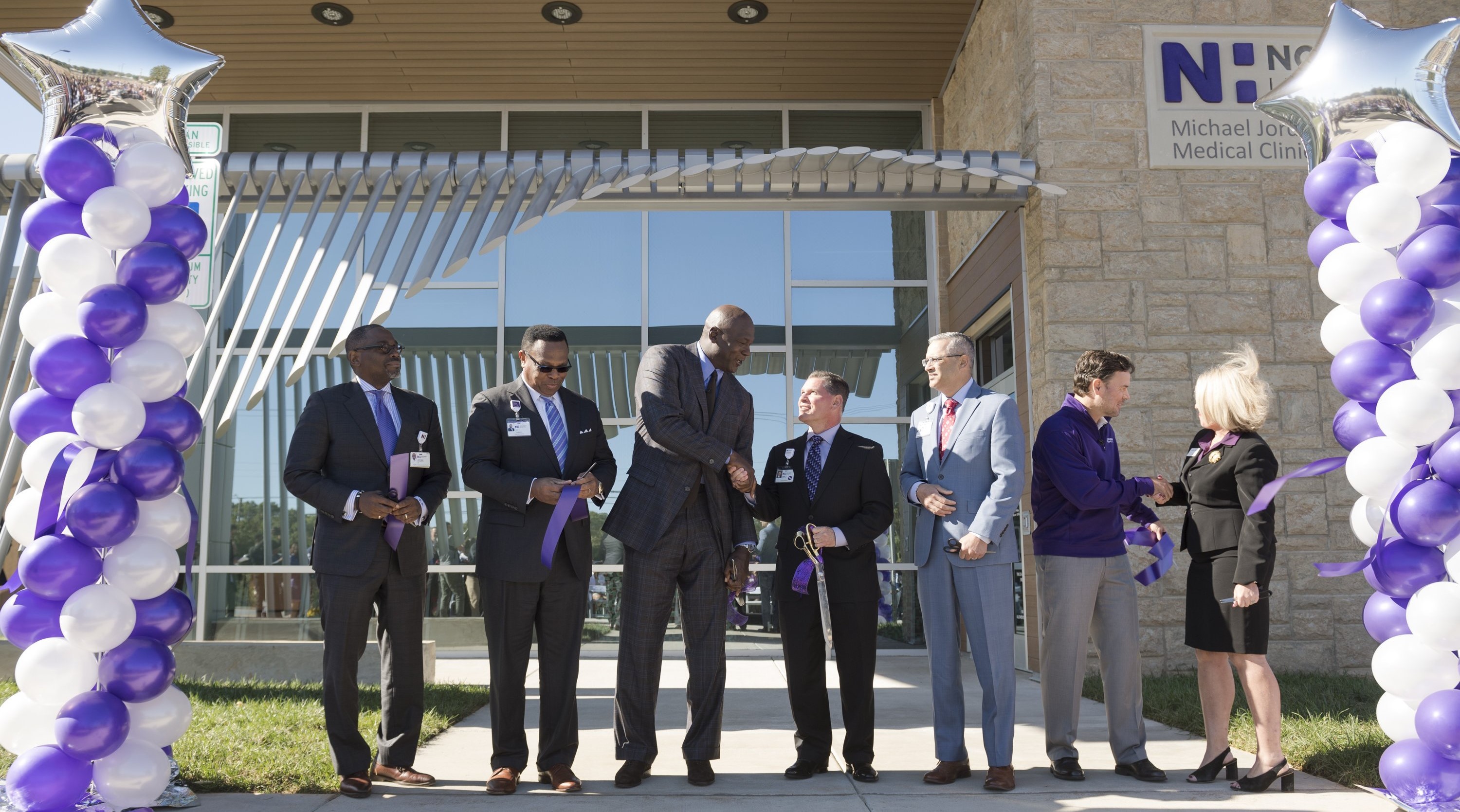 Michael Jordan has funded a clinic to serve patients with Michael Jordan has funded a clinic to serve patients with