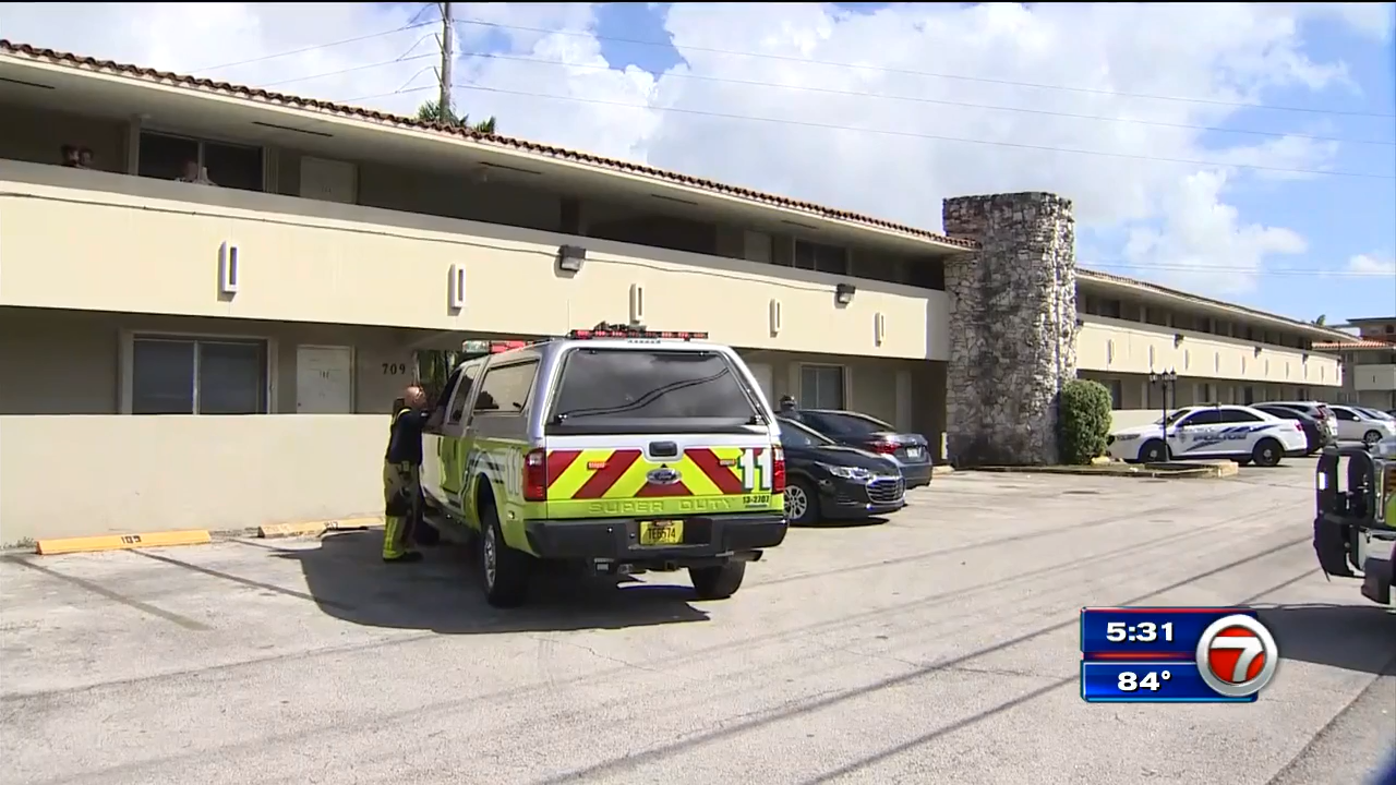 Fire breaks out inside Miami Springs apartment complex - WSVN 7News ...