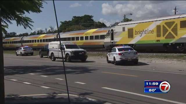 Police: Man dead after being struck by Brightline train - WSVN 7News ...
