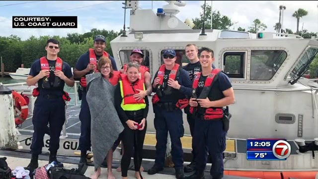 Coast Guard crew rescues 3 boaters off Islamorada WSVN 7News Miami