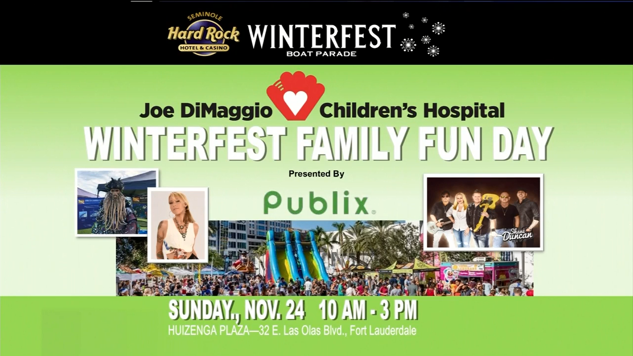 Joe DiMaggio Children’s Hospital set to host Winterfest Family Fun Day