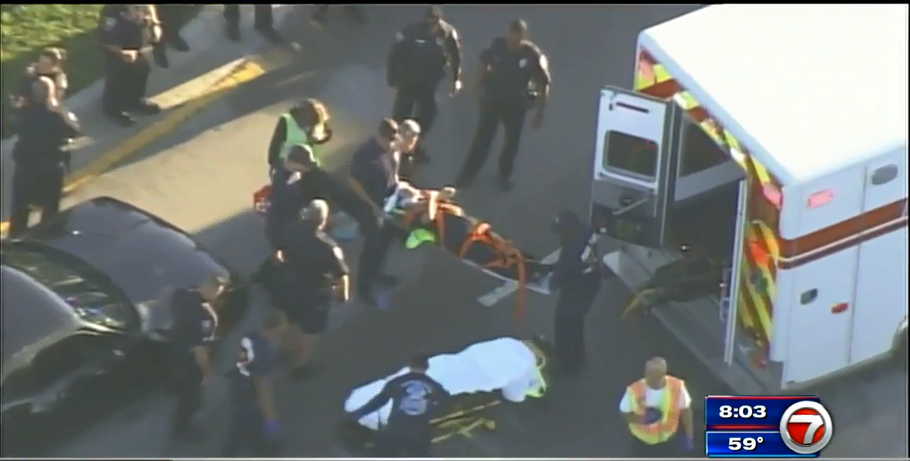 Officer transported after being struck by car in Pembroke Pines - WSVN ...