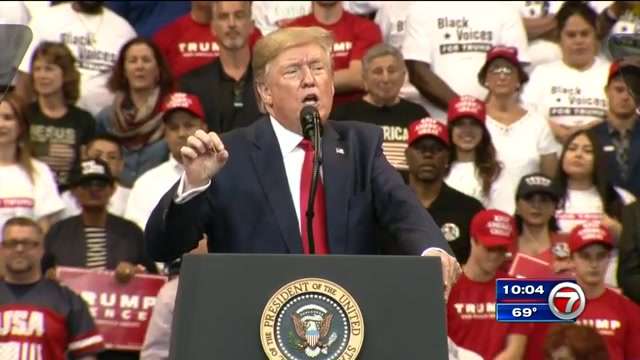Benjamin Trump Rally Trump holds campaign rally at BB&T Center as dozens protest outside ...