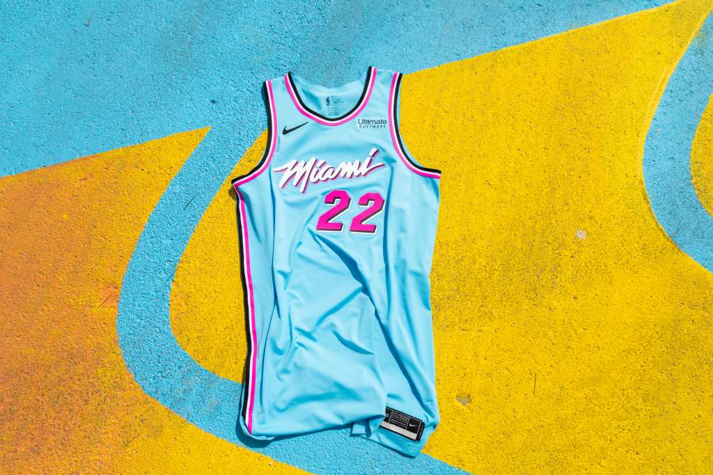 Miami Heat unveils new blue 'Vice' alternate jerseys