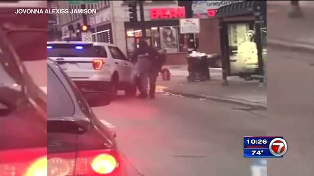 Man slammed by Chicago police officer charged with aggravated battery ...