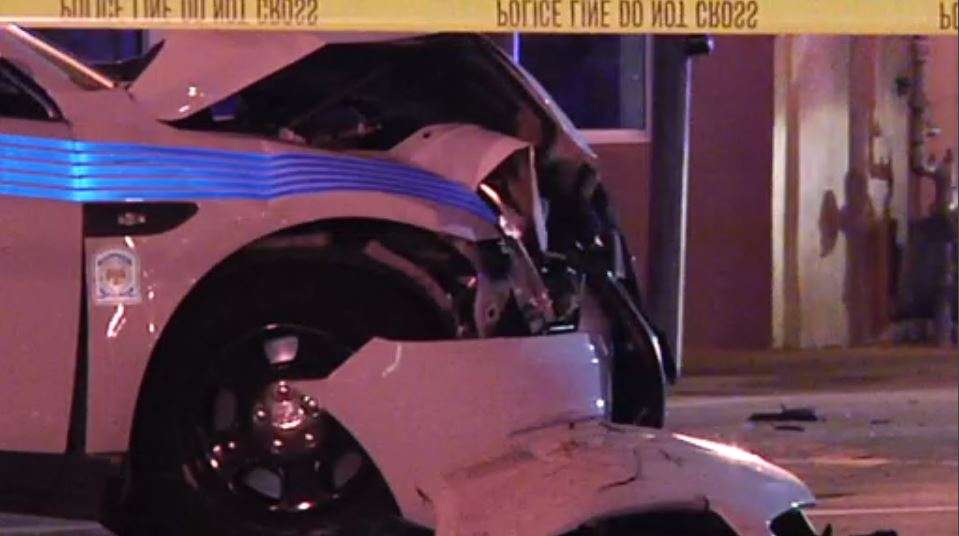 2 hospitalized after driver hits Miami Police cruiser - WSVN 7News ...