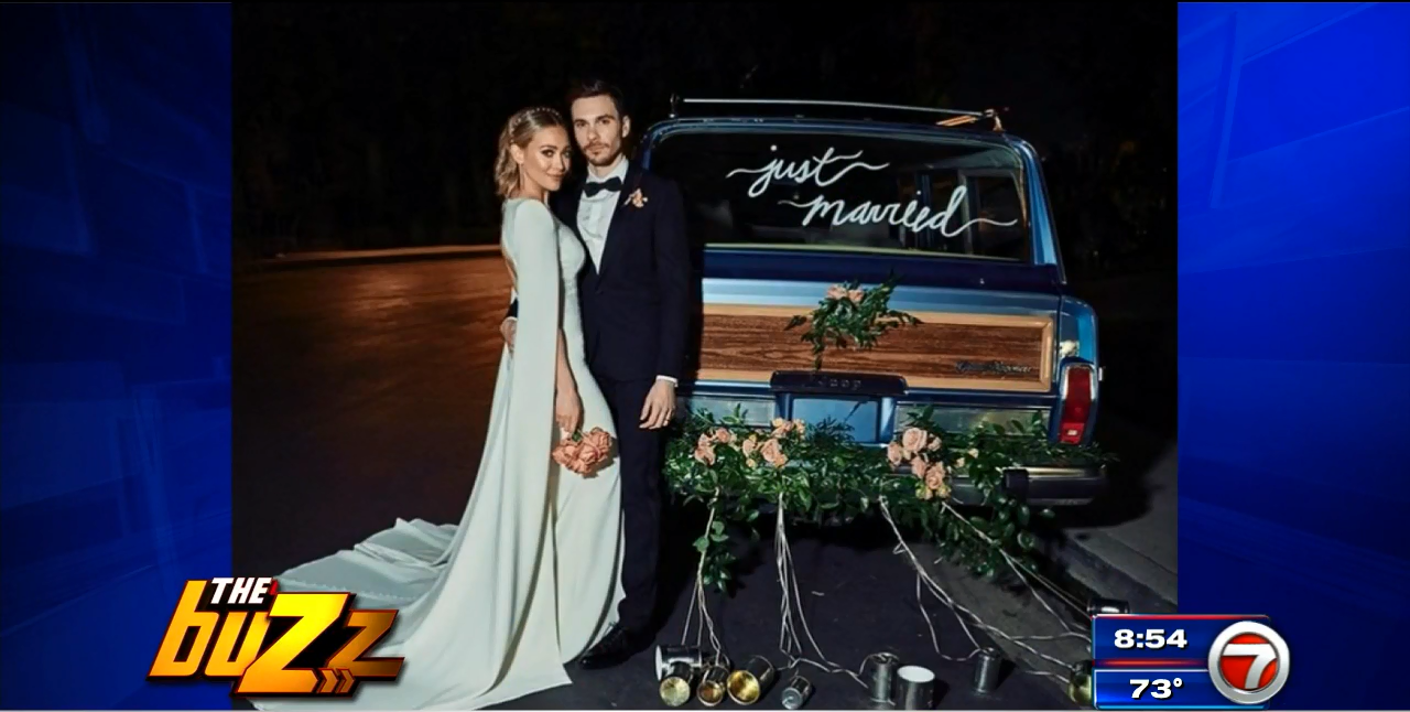 Hilary Duff gets married in intimate backyard ceremony WSVN 7News