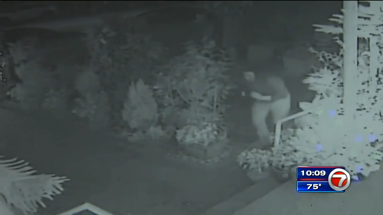 Woman caught on camera stealing Christmas light projectors outside ...