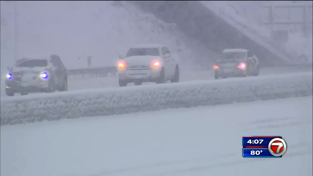 Major Southern California highways reopen after heavy snow WSVN 7News