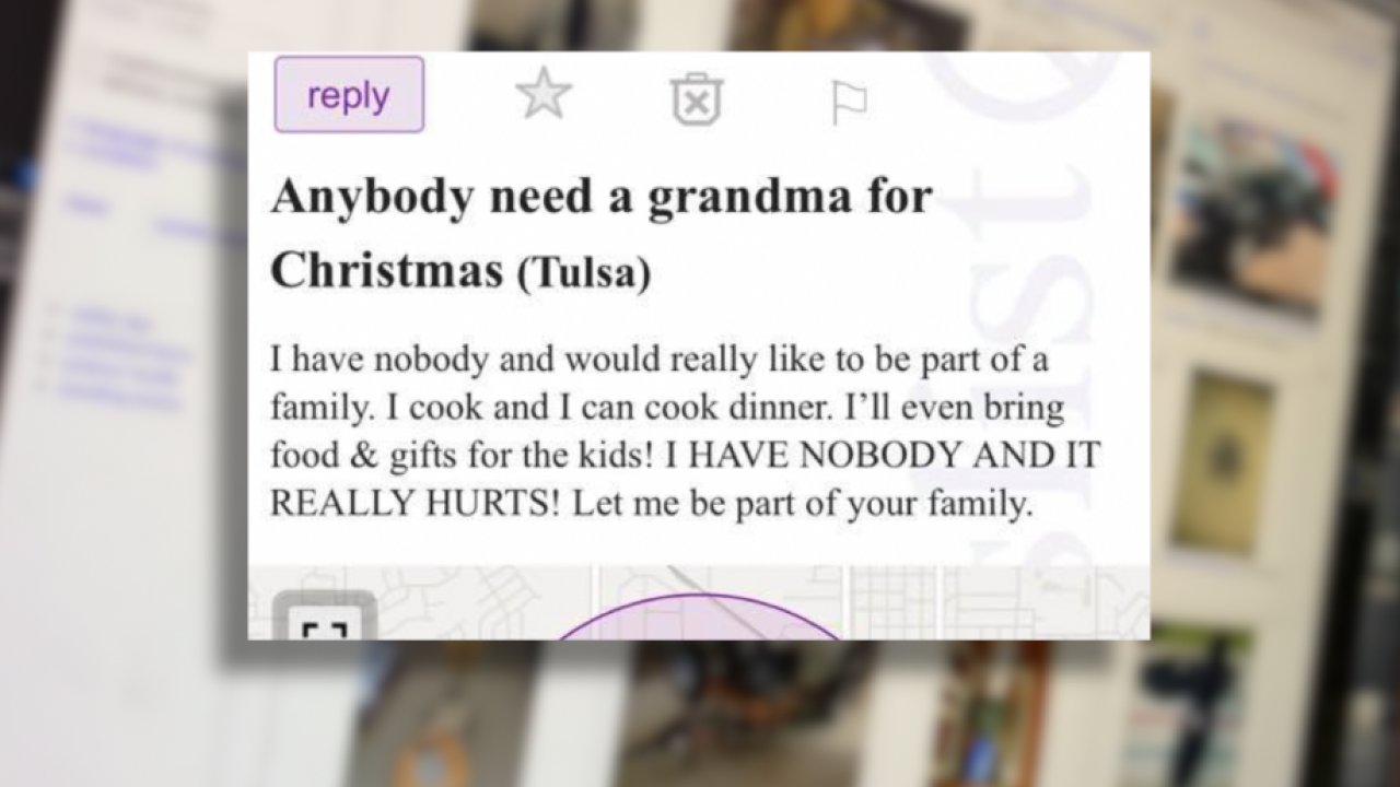 Craigslist ad goes viral, sparks search for “Grandma” in need of family