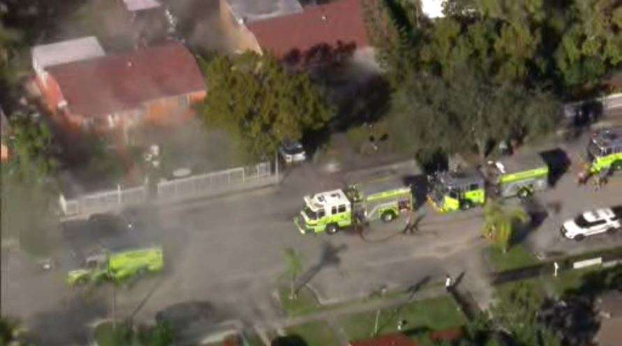 2 toddlers, 19-year-old taken to hospital after fire at North Miami ...