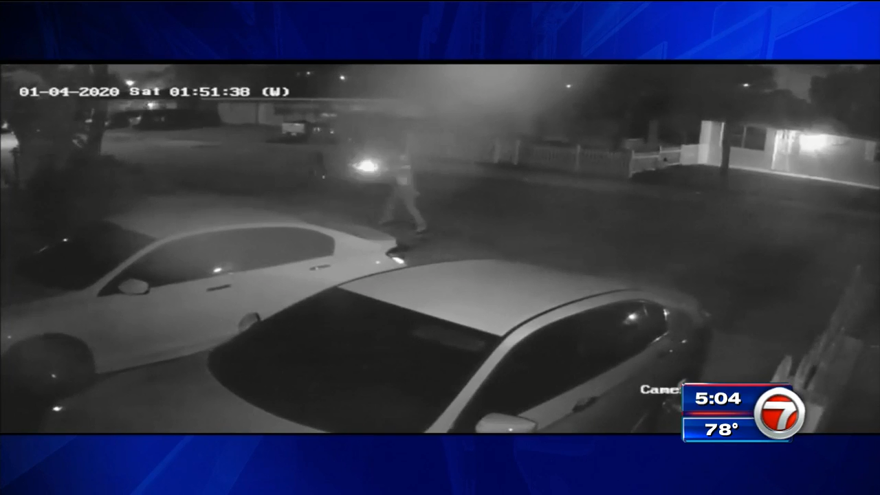 Video shows 2 men firing dozens of bullets at North Lauderdale home; no