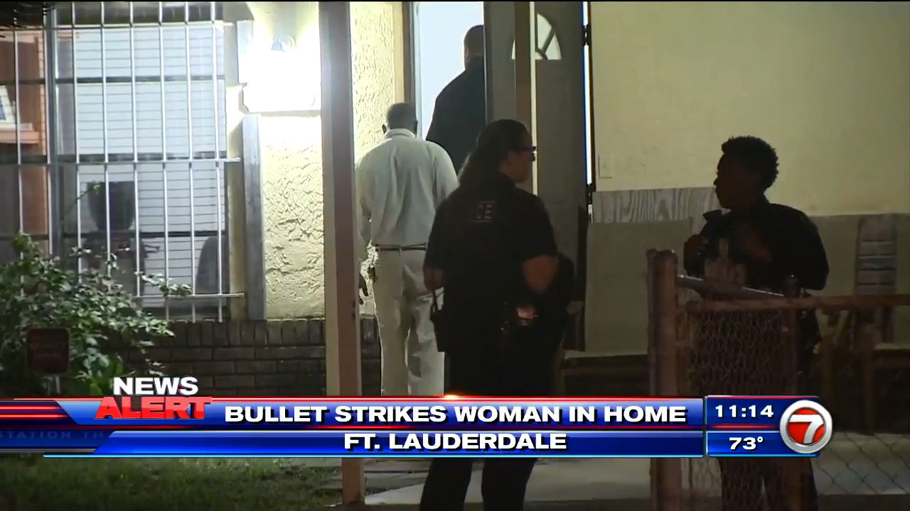 Elderly woman hospitalized after being shot inside Fort Lauderdale home ...