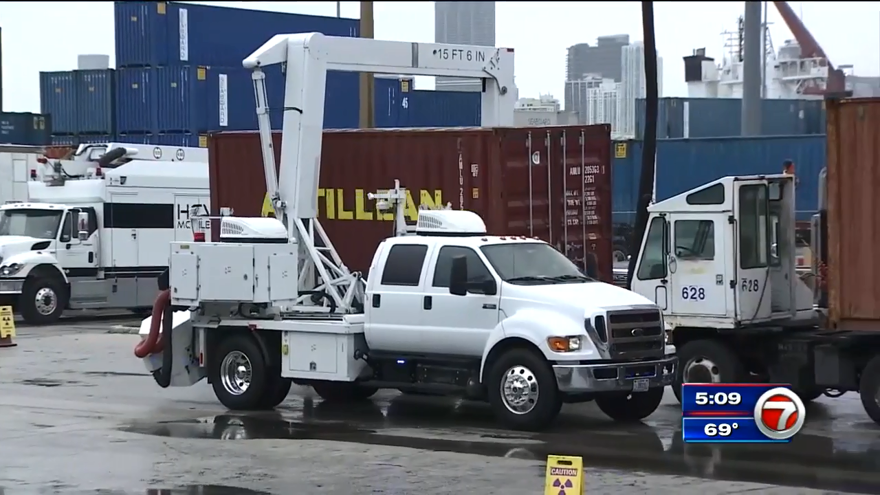 US Customs & Border Protection show technology used to keep Super Bowl ...