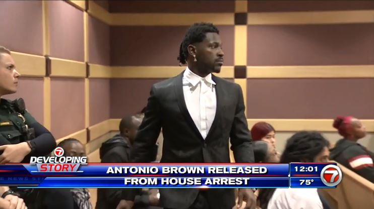 Antonio Brown Allegedly Arrested After Viral Video Shows Him Firing Shots In Miami Brawl Judge frees NFL star Antonio Brown from house arrest - WSVN 7News