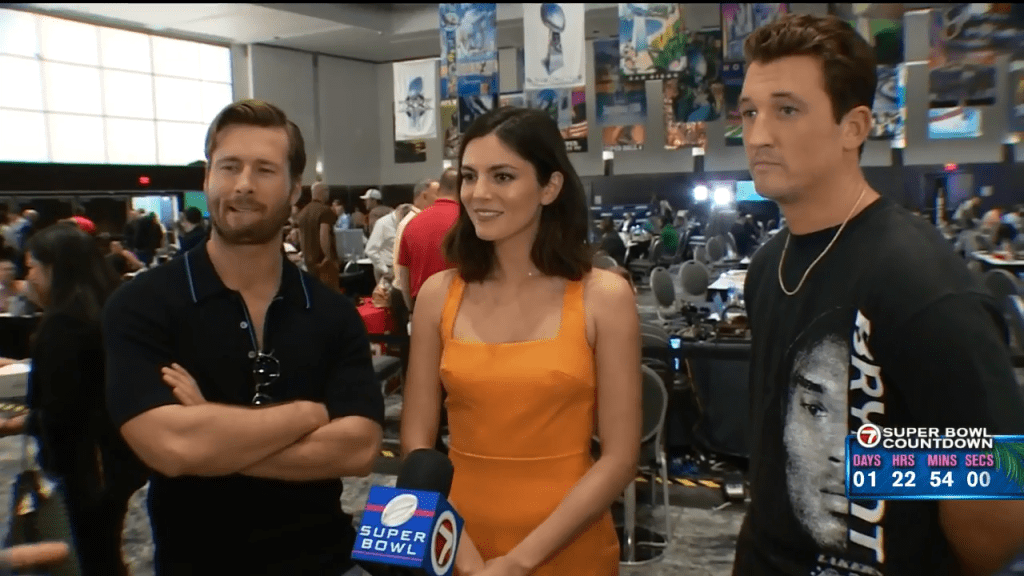 Stars of ‘Top Gun Maverick’ discuss Super Bowl, new movie at Miami