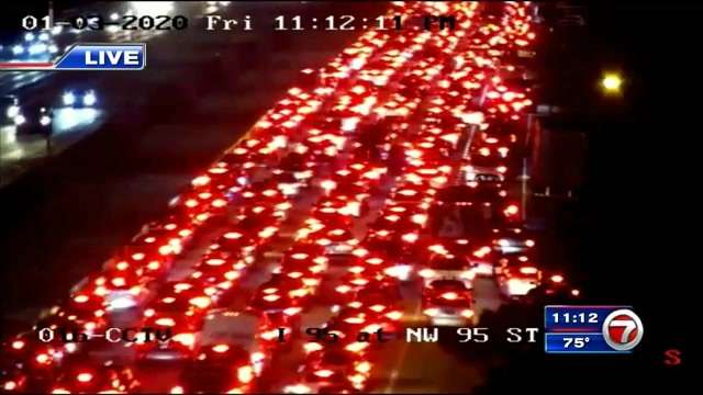 Woman hospitalized after shooting on I-95 in Miami; SB lanes closed ...