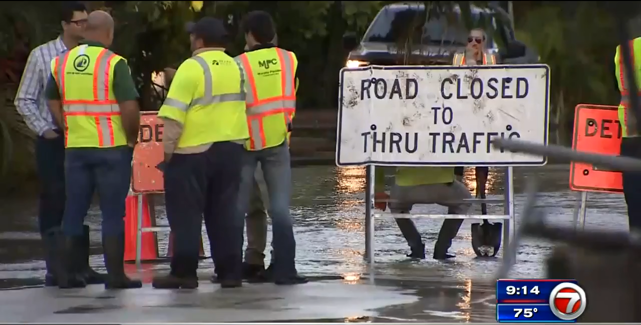 Crews repair water main break in Fort Lauderdale - WSVN 7News | Miami ...