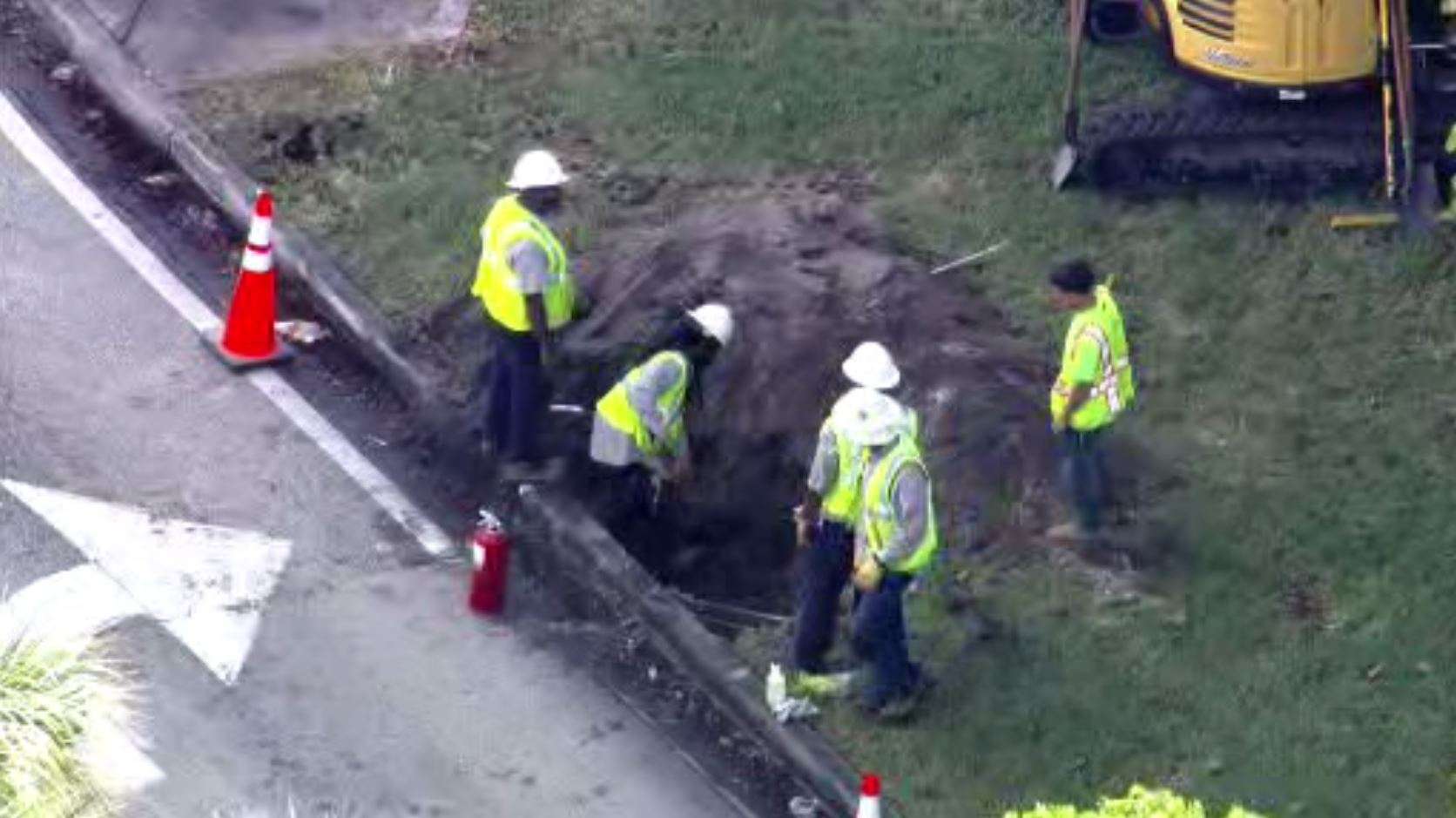 Crews cap gas leak in Coral Springs - WSVN 7News | Miami News, Weather ...