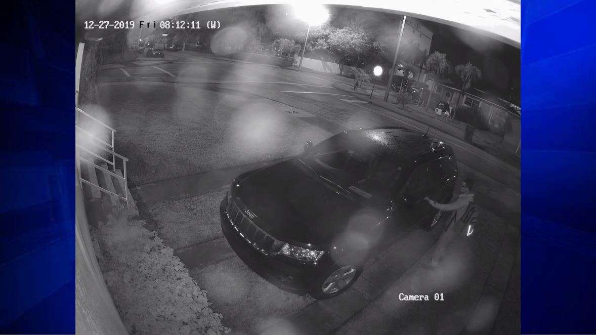 Police search for man caught on camera burglarizing 2 vehicles in Miami ...
